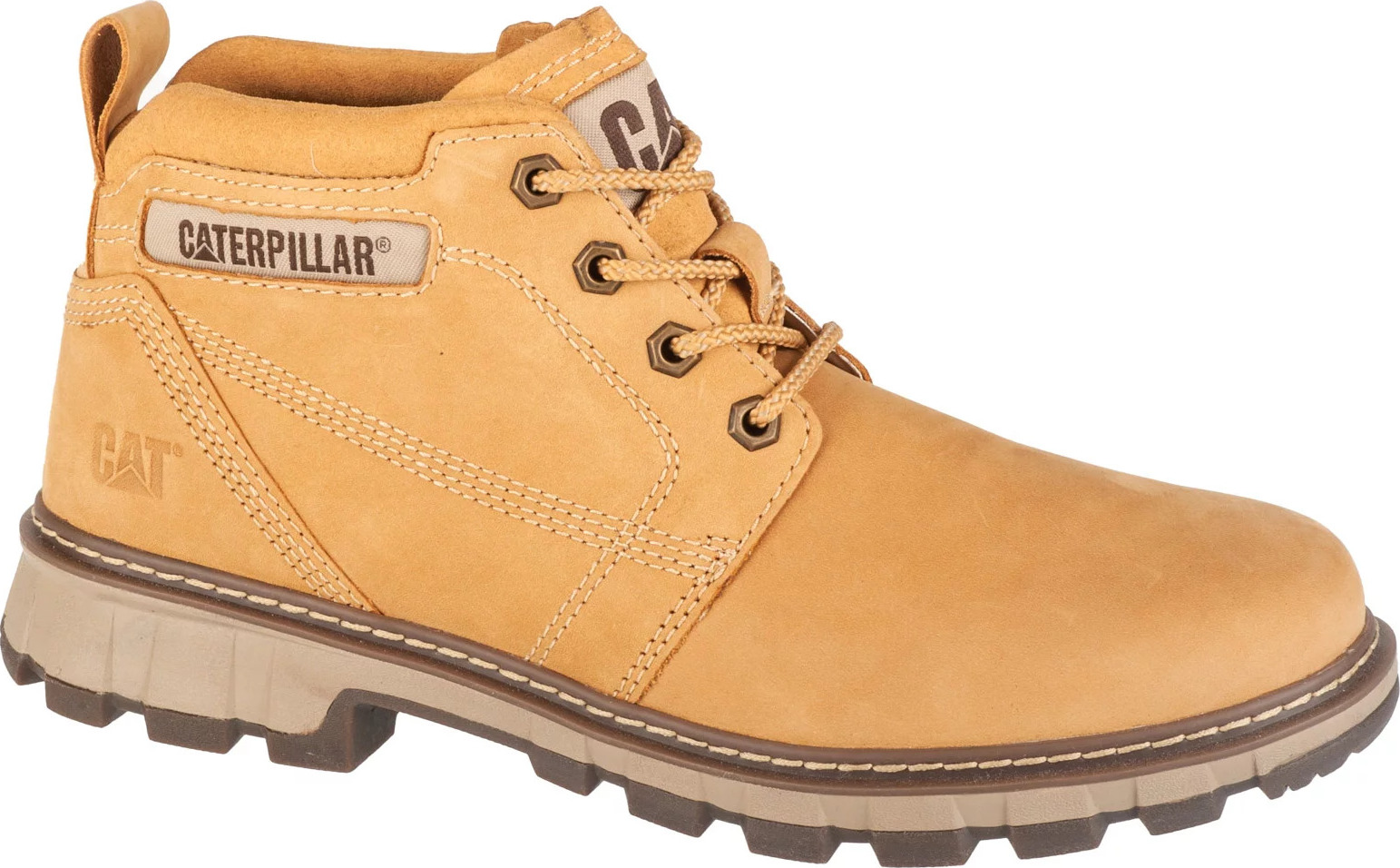 Béžové pánske členkové topánky Caterpillar Gold Rush P723788 Veľkosť: 45