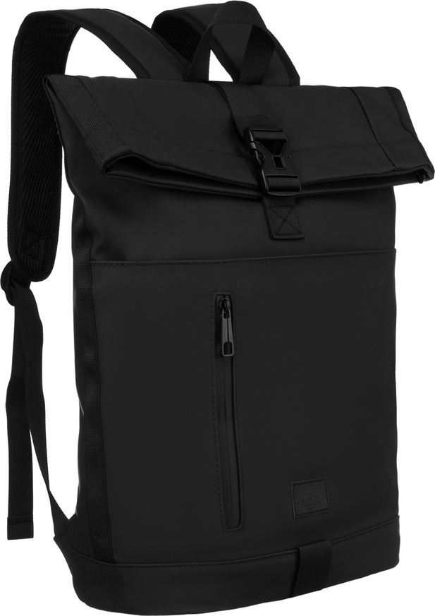 Veľký čierny batoh s vreckom na notebook Peterson PTN TOKIO Veľkosť: ONE SIZE