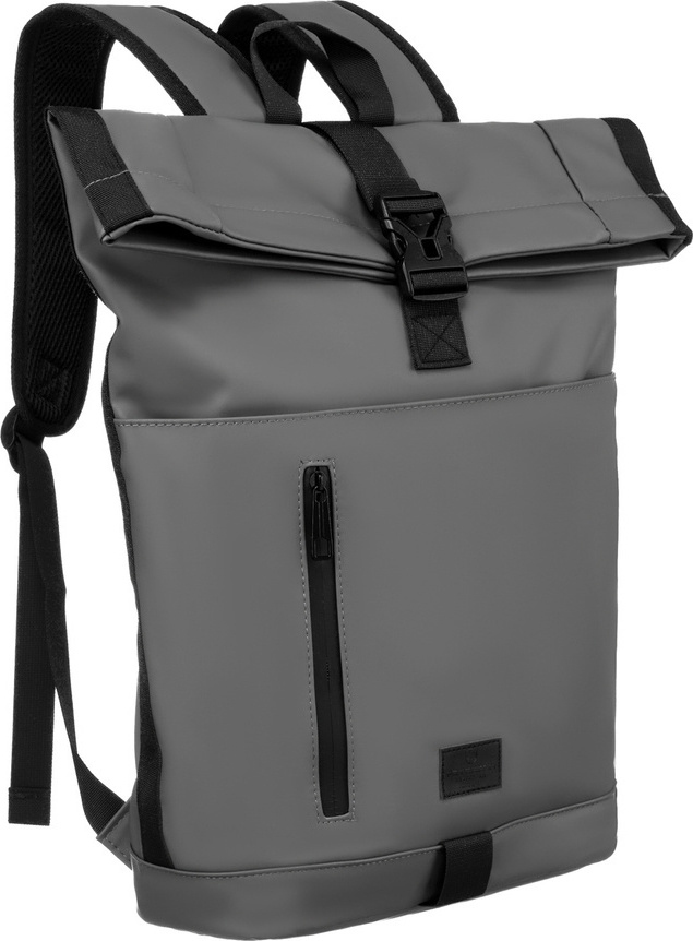 Veľký sivý batoh s vreckom na notebook Peterson PTN TOKIO Veľkosť: ONE SIZE