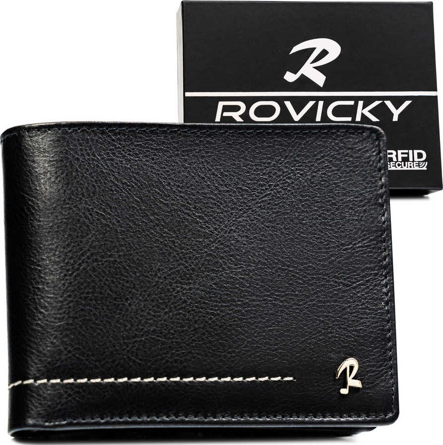 Rovicky Elegantná pánska kožená peňaženka L240 N7-CMC Veľkosť: ONE SIZE