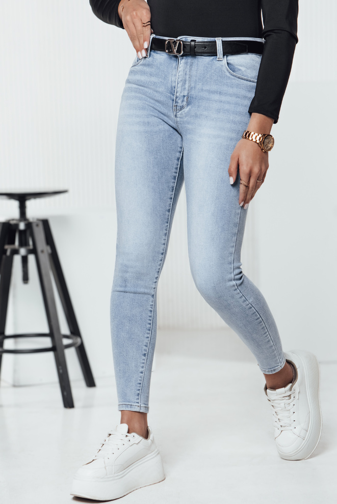 Svetlomodré dámske džínsy FITTYCHIC UY2315 Veľkosť: 31