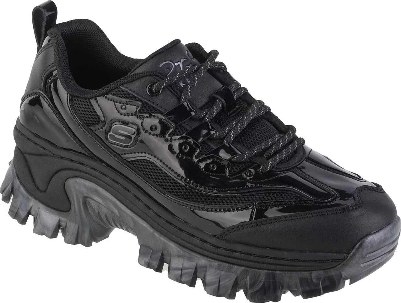 Čierne sneakersy na platforme Skechers Hi-Rýdze - Doja Cat ' Lite 177941-BBK Veľkosť: 38