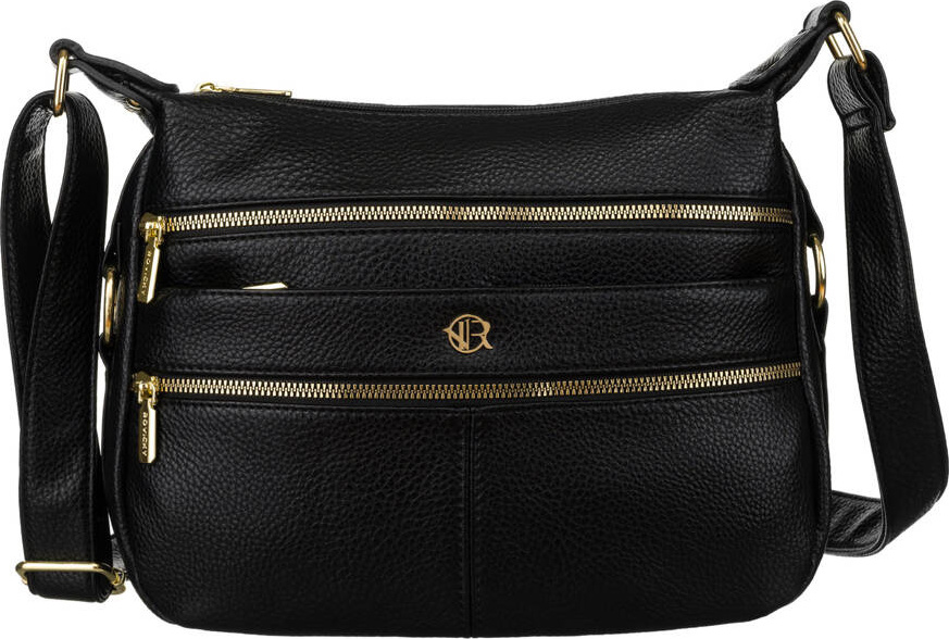 Rovicky Čierna dámska crossbody kabelka s dlhým popruhom R-KP-12-A19 Veľkosť: ONE SIZE