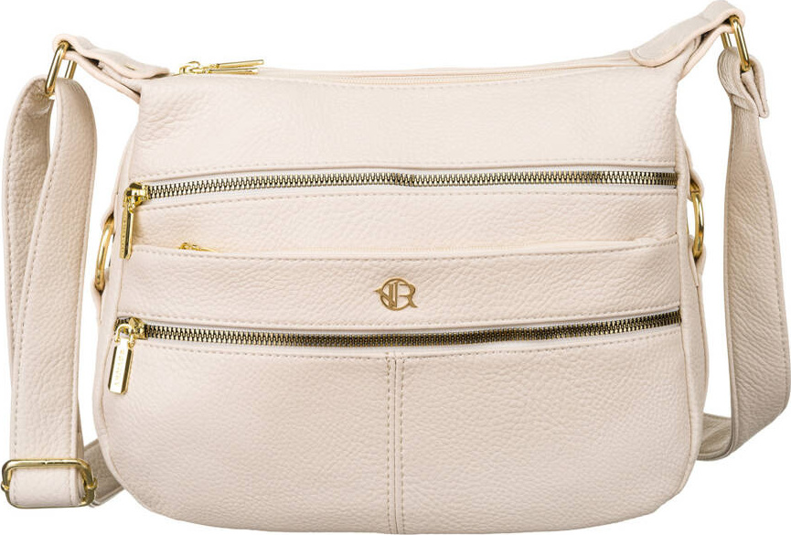 Rovicky Smotanová dámska crossbody kabelka s dlhým popruhom R-KP-12-A19 Veľkosť: ONE SIZE