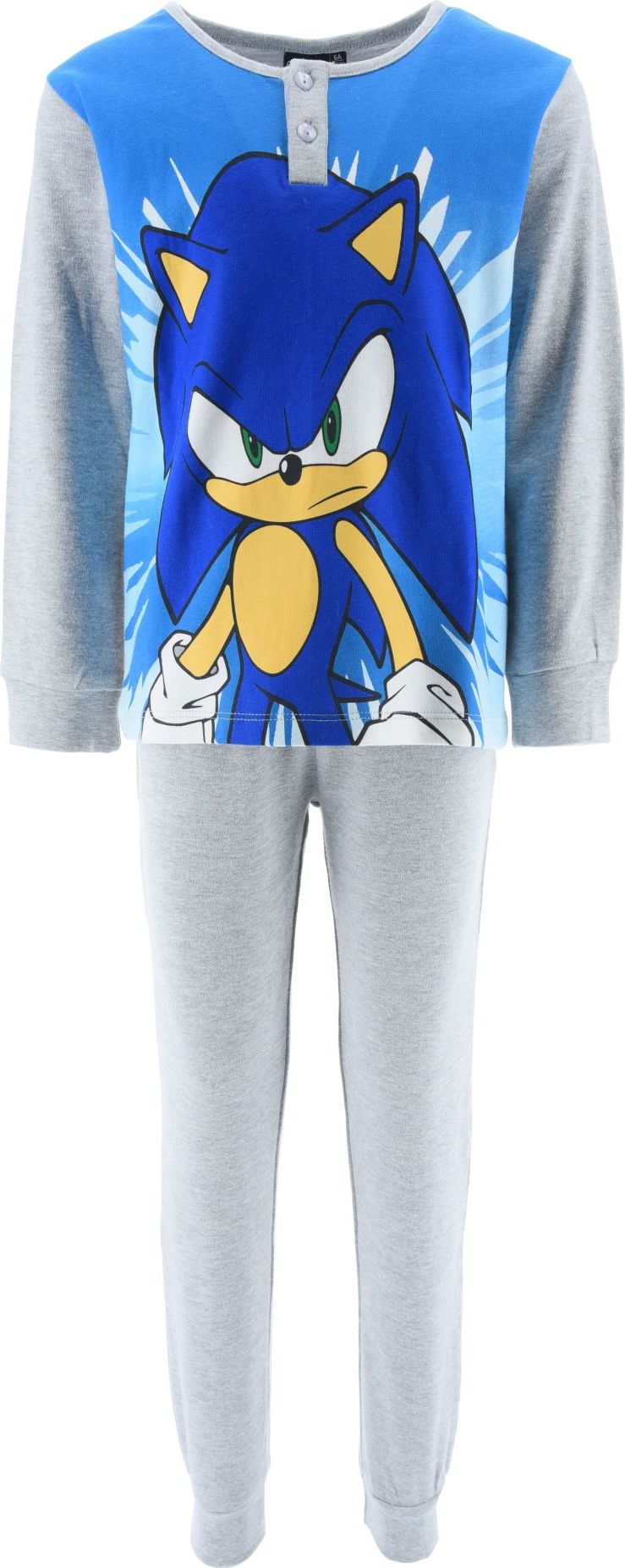 Svetlosivé chlapčenské pyžamo Sonic the Hedgehog Veľkosť: 104