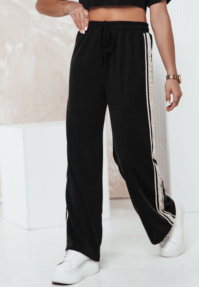 Čierne dámske voľné tepláky VIBEBEX UY2291 Veľkosť: ONE SIZE