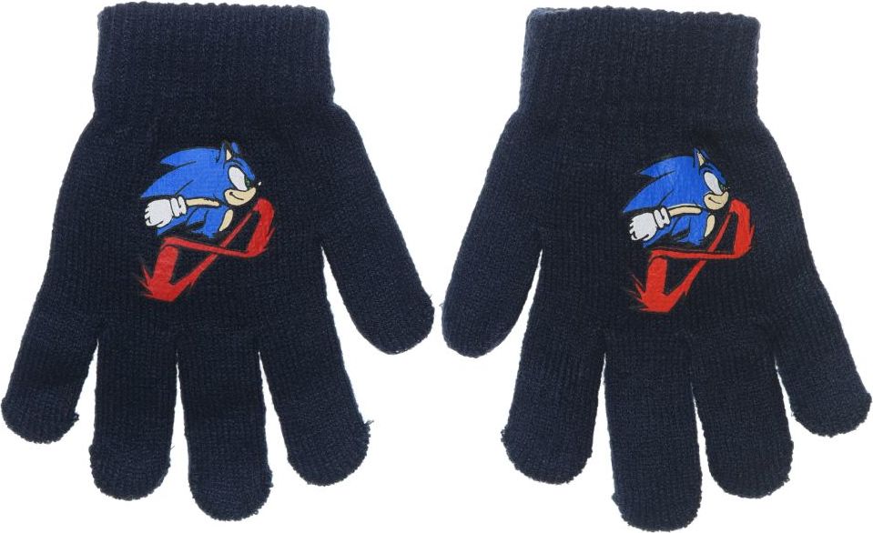 Tmavomodré chlapčenské rukavice Sonic boys gloves Veľkosť: ONE SIZE