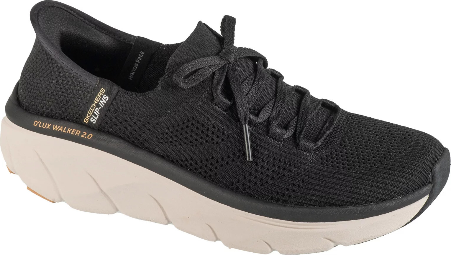 Čierne dámske športové tenisky Skechers Slip-Ins: D'lux Walker 2.0 - Thrill Movement 150105-BKTN Veľkosť: 40