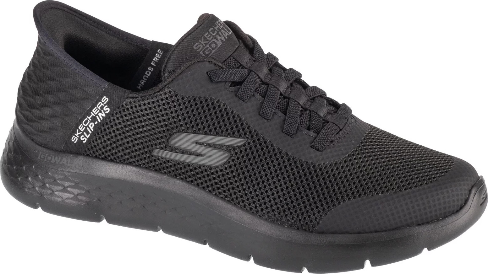 Čierne pánske tenisky Skechers Slip-Ins: Go Walk Flex - Hands Up 216324-BBK Veľkosť: 43