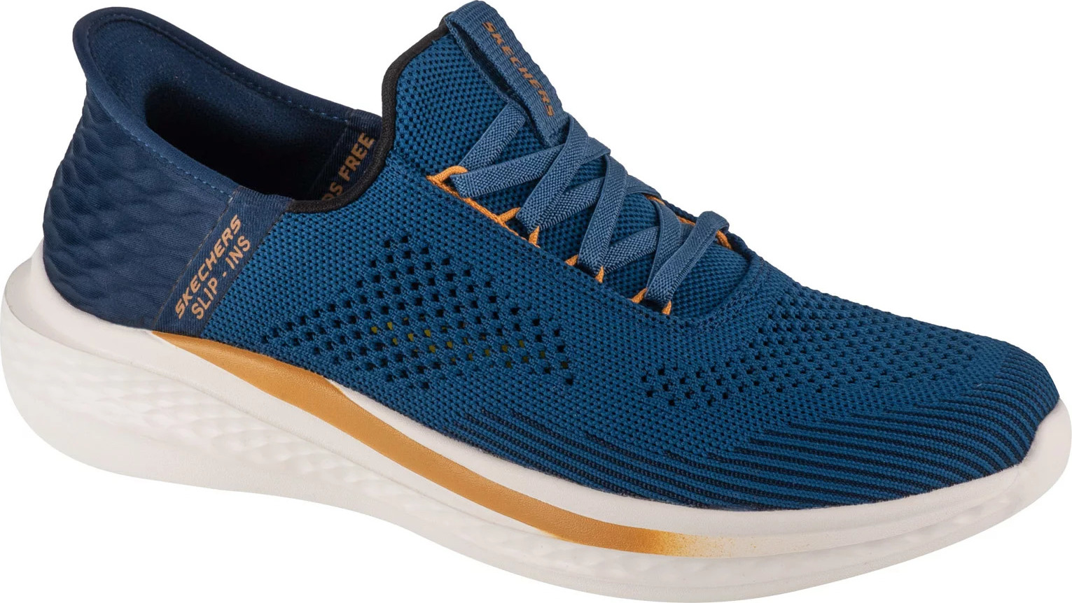 Tmavomodré športové tenisky Skechers Slip-ins: Slade - Quinto 210810-BLU Veľkosť: 41