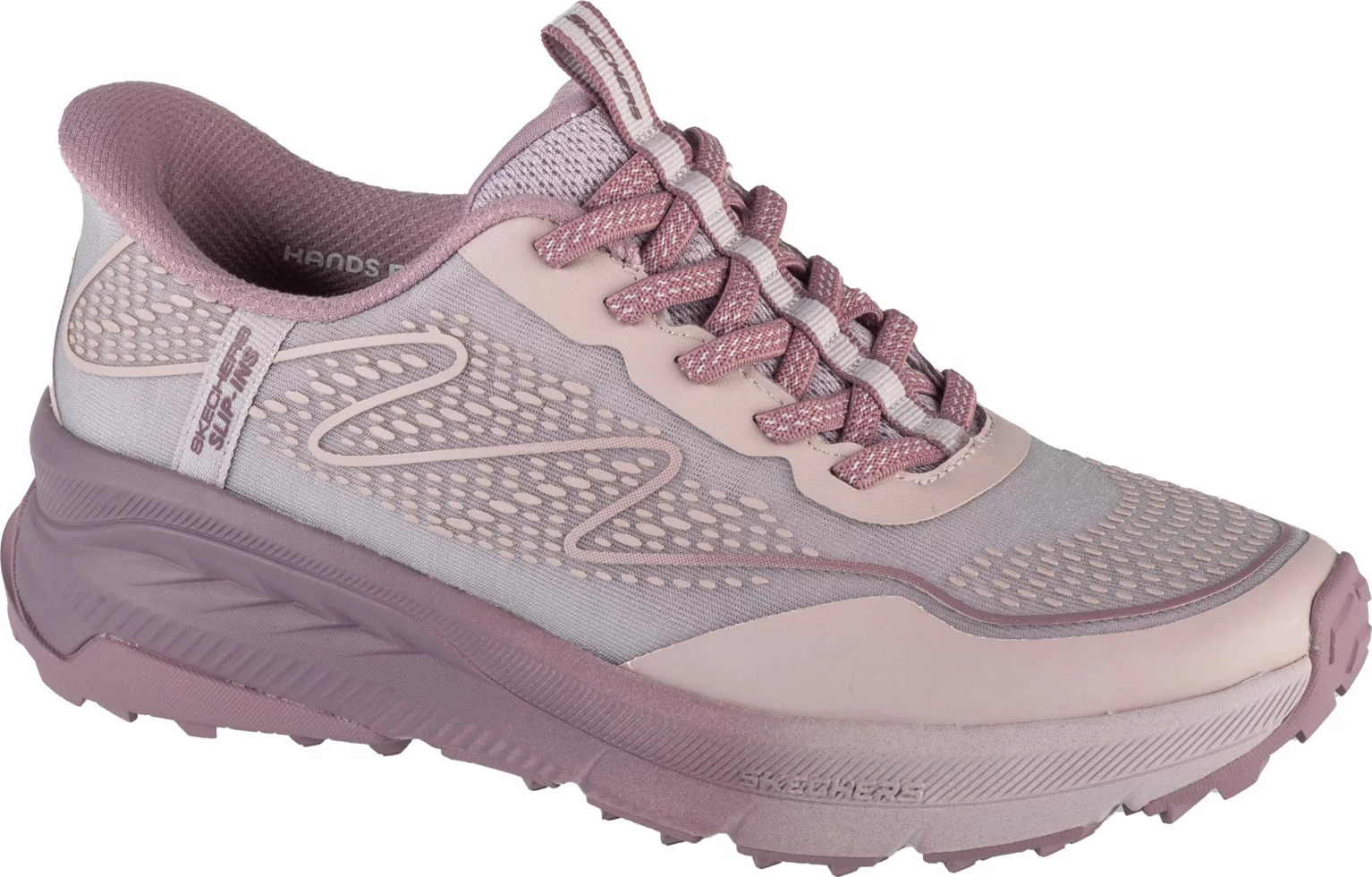 Fialové dámske trailové tenisky Skechers Slip-Ins: Switch Back - Mist 180157-PMLT Veľkosť: 37