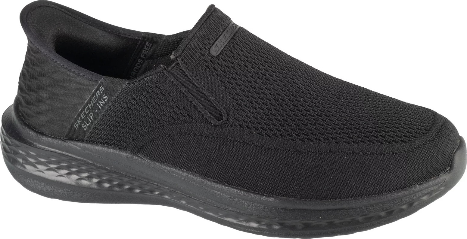 Čierne pánske tenisky Skechers Slip-Ins RF: Slade - Deacon 210887-BBK Veľkosť: 45