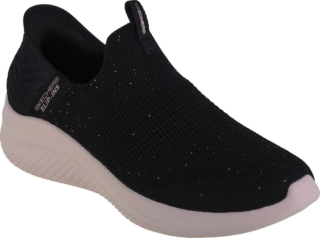 Čierne dámske tenisky Skechers Slip-Ins Ultra Flex 3.0-Shiny Night 149594-BKRG Veľkosť: 36