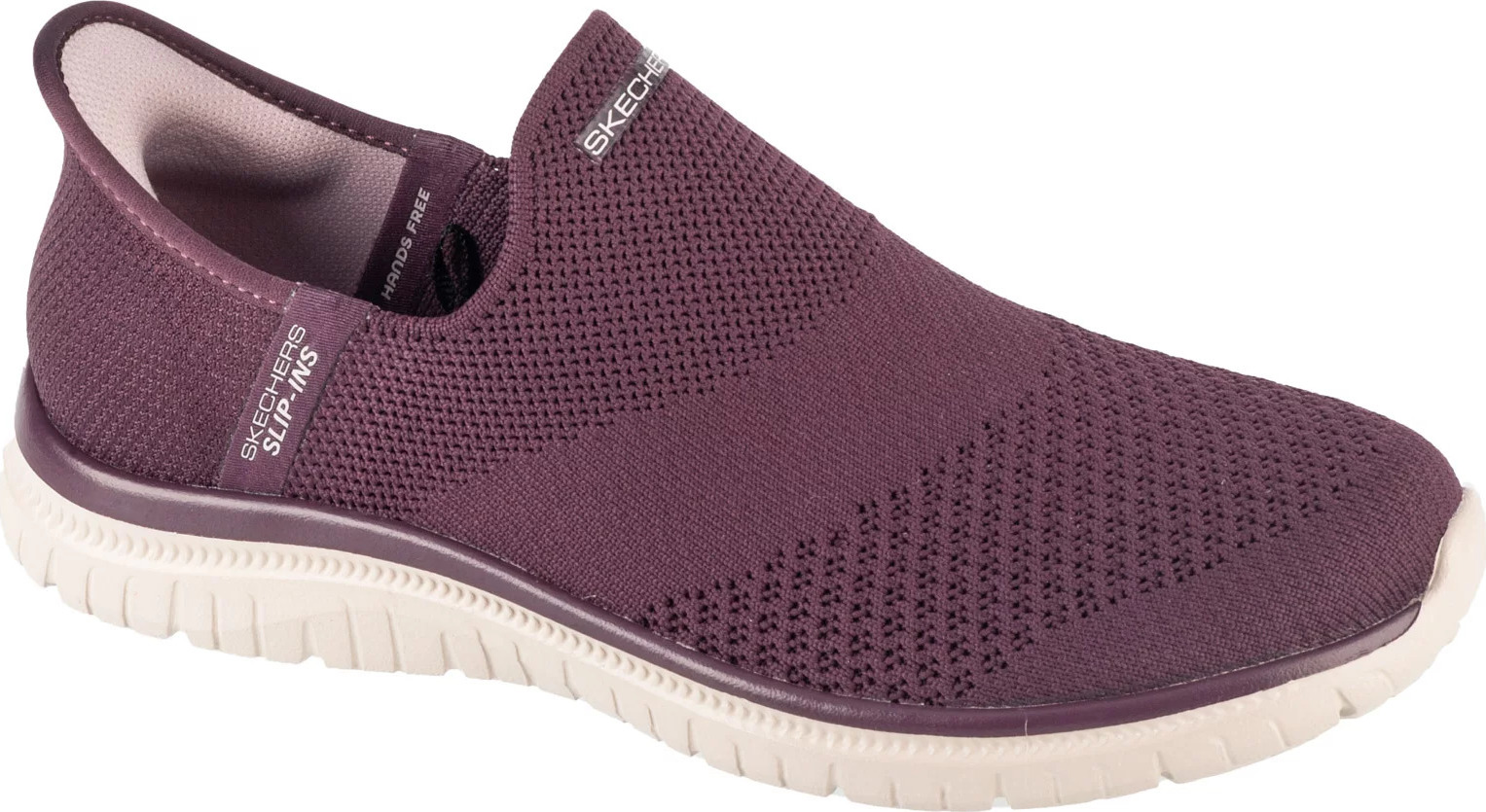 Fialové dámske tenisky Skechers Slip-ins: Virtue - Sleek 104425-WINE Veľkosť: 36
