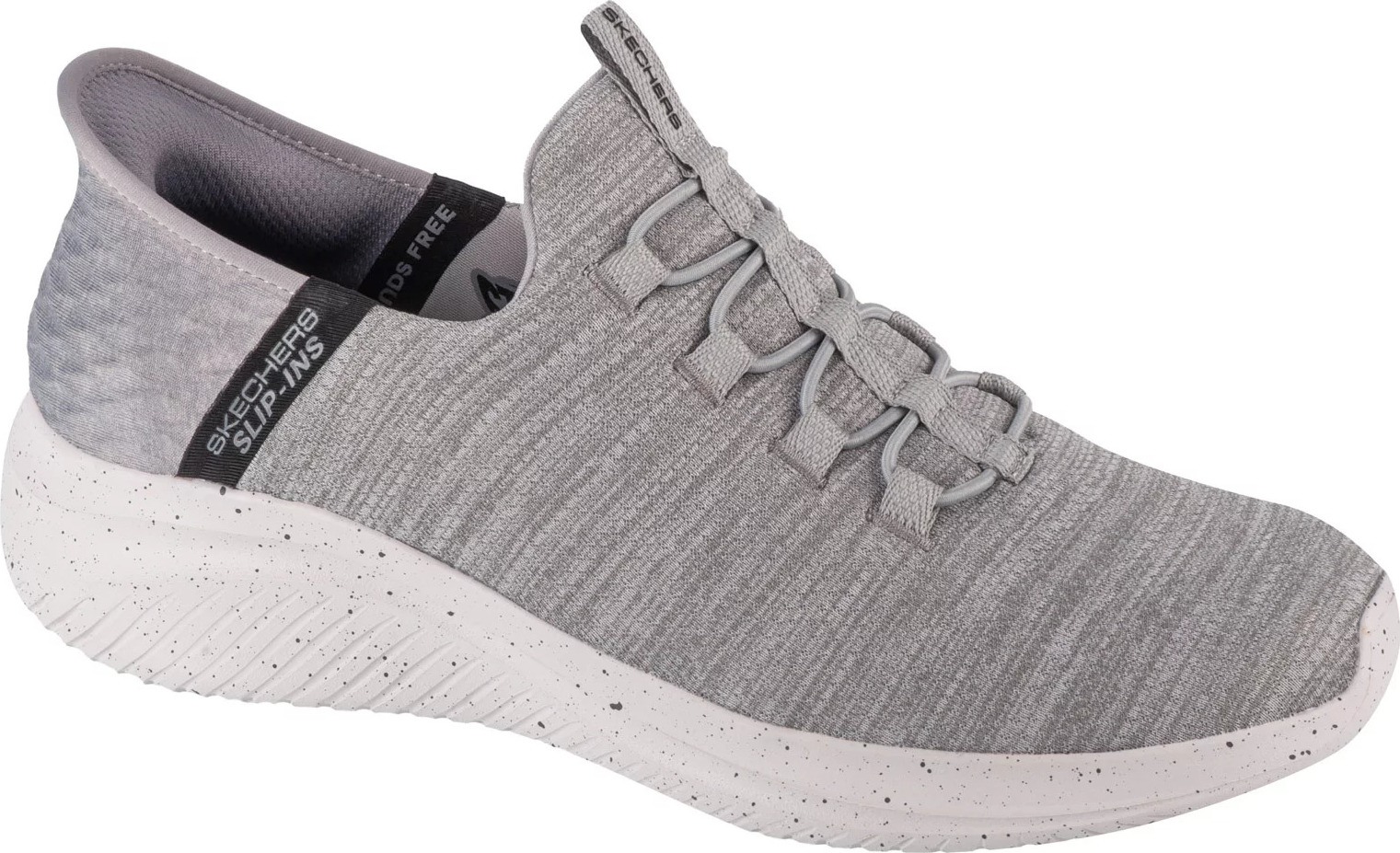 Sivé pánske tenisky Skechers Ultra Flex 3.0 - Right Away Slip-ins 232452-GRY Veľkosť: 42,5
