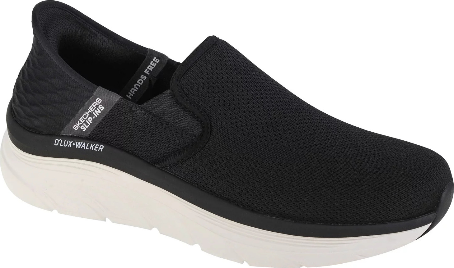 Čierne pánske tenisky Skechers D'Lux Walker - Orford Slip-ins 232455-BLK Veľkosť: 44