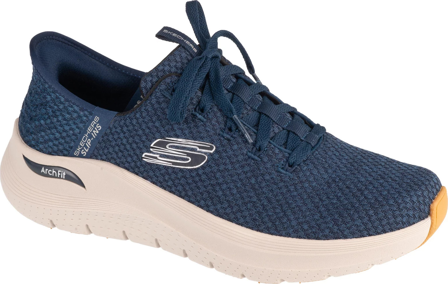 Tmavomodré pánske tenisky Skechers Slip-ins: Arch Fit 2.0 - Look Ahead 232462-NVY Veľkosť: 42