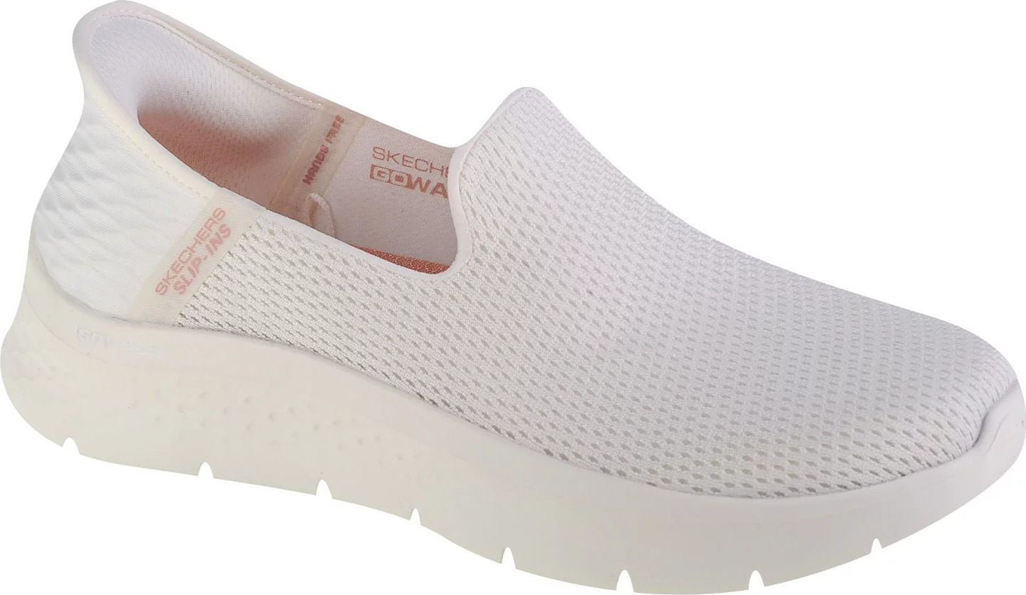 Smotanové dámske tenisky Skechers Slip-Ins: GO WALK Flex - Relish 124963-OFWT Veľkosť: 36