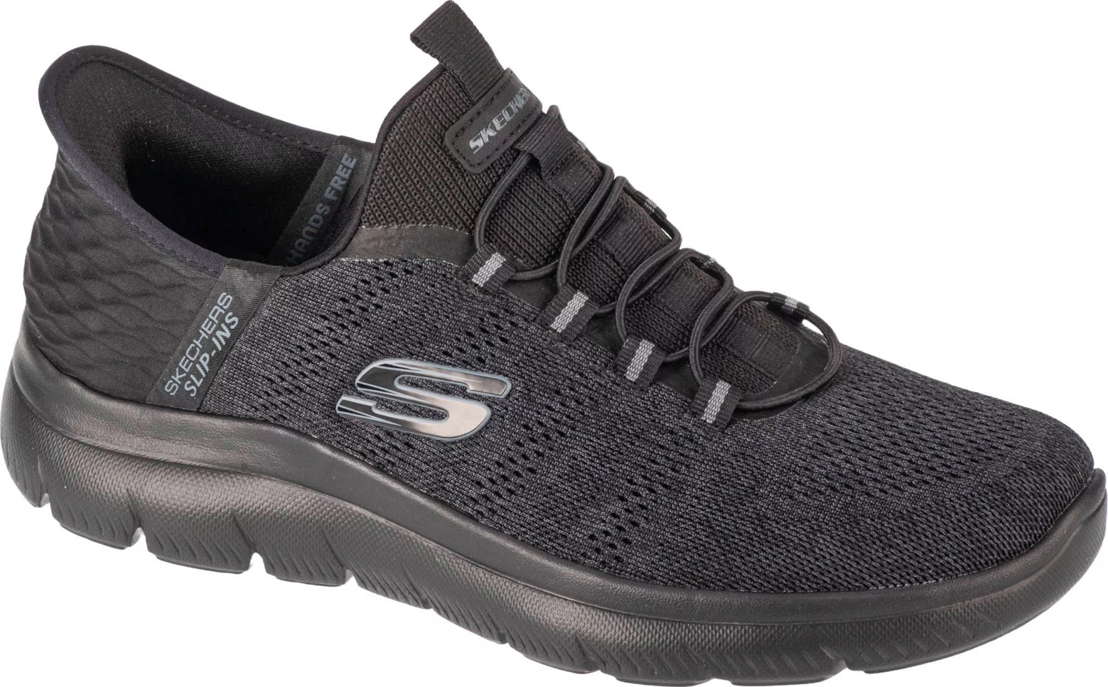Čierne pánske tenisky Skechers Slip-Ins: Summits - Key Pace 232469-BBK Veľkosť: 46