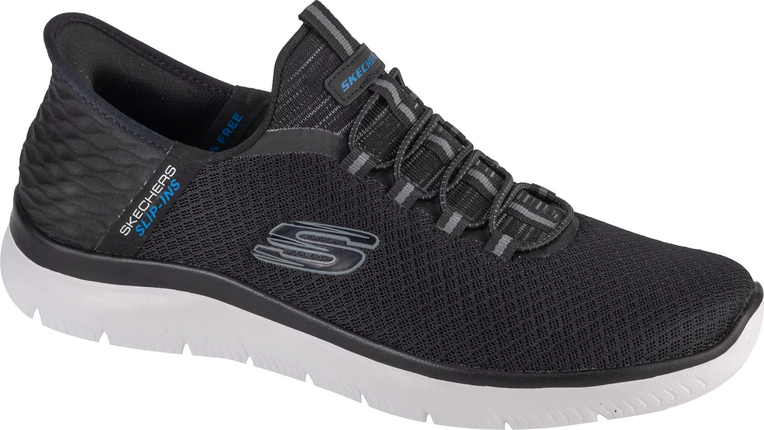 Čierne pánske tenisky Skechers Slip-Ins Summits - High Range 232457-BLK Veľkosť: 41,5