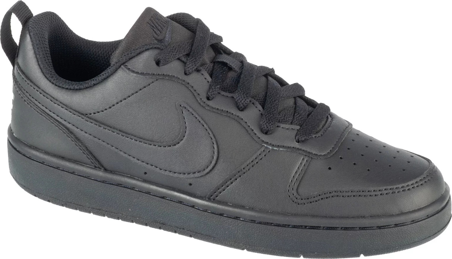 Čierne chlapčenské tenisky Nike Court Borough Low Recraft GS DV5456-002 Veľkosť: 35,5