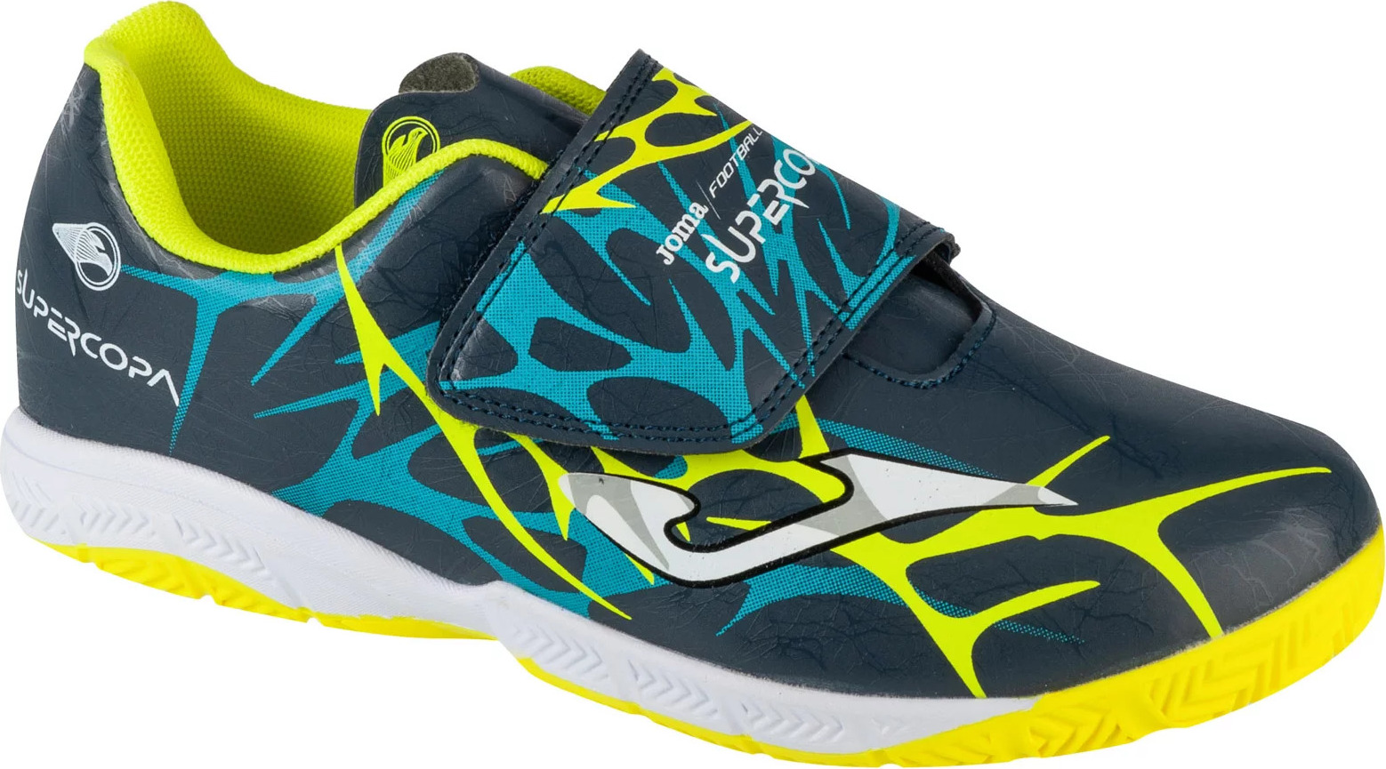 Tmavomodré detské halovky Joma Super Copa Jr 2503 INV SCJS2503INV Veľkosť: 24