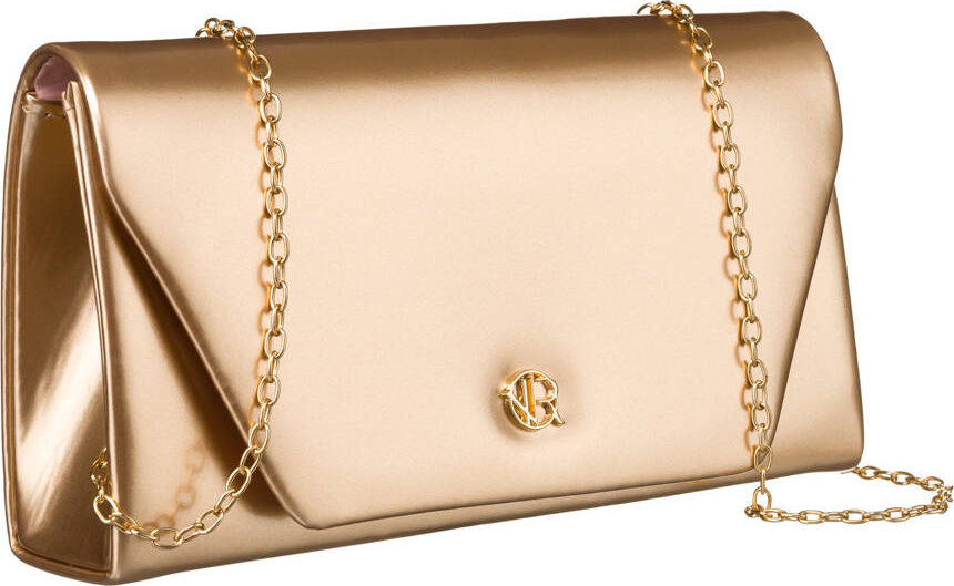 Rovicky Zlatá dámska elegantná listová kabelka R-XS006 Veľkosť: ONE SIZE