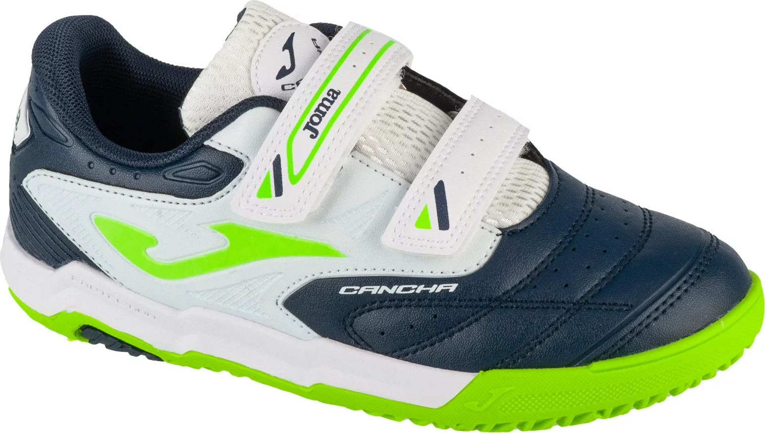 Bielo-modré detské sálovky Joma Cancha Jr. 2503 IN CAJS2503INV Veľkosť: 28