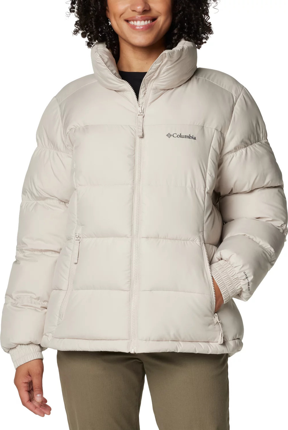 Smotanová dámska prešívaná bunda Columbia Pike Lake Full Zip Jacket 2089311278 Veľkosť: L