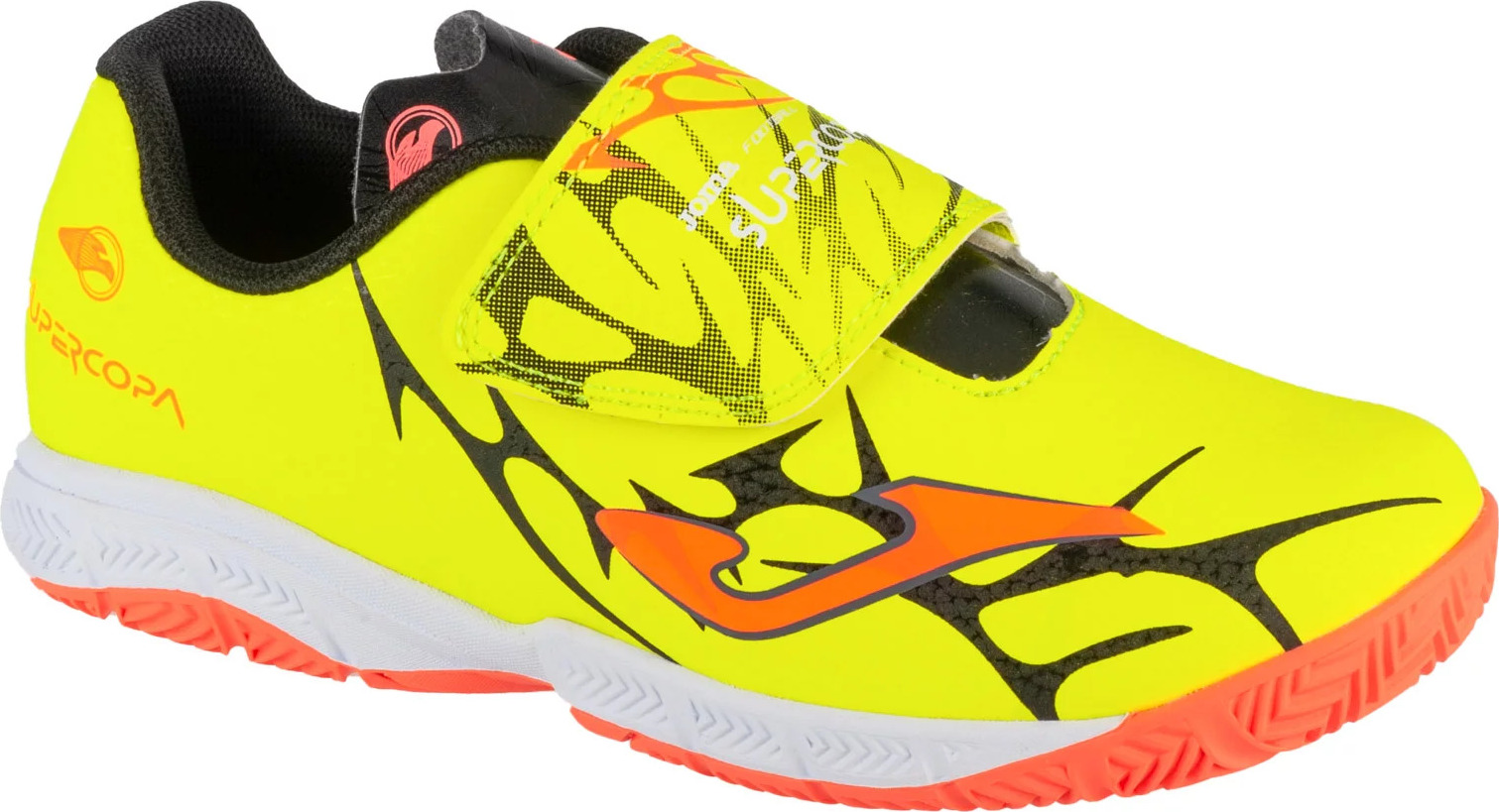 Žlté detské sálové tenisky Joma Super Copa Jr 2509 IN SCJS2509INV Veľkosť: 24