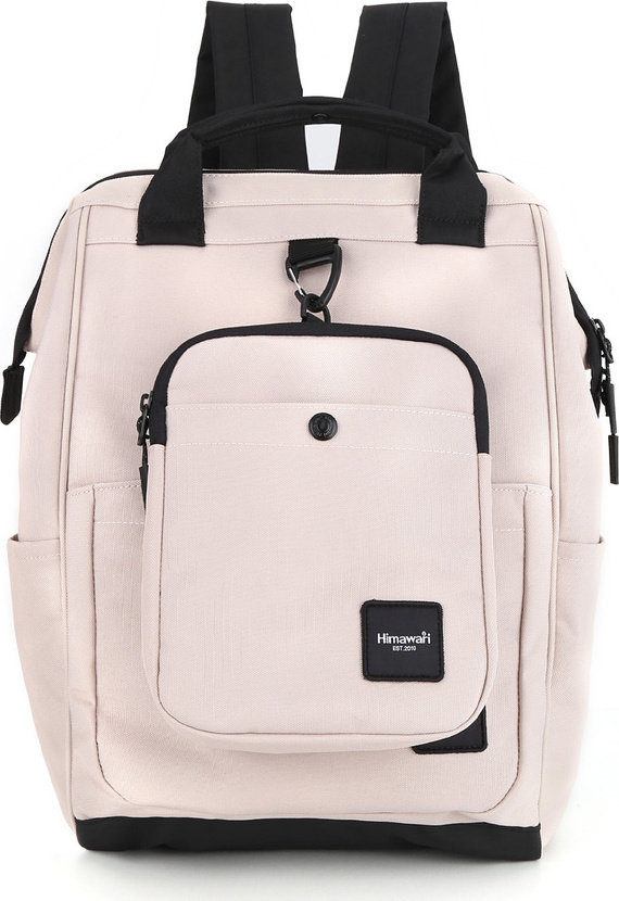 Himawari Svetloružový dámsky cestovný batoh s vreckom na prenosné zariadenie 0403 Veľkosť: ONE SIZE
