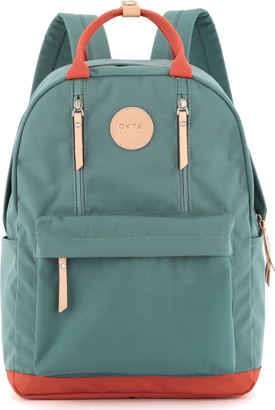 Himawari Tyrkysový dámsky batoh s praktickými vreckami 1087 Veľkosť: ONE SIZE