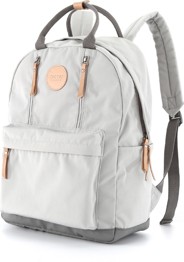 Himawari Svetlosivý dámsky batoh s praktickými vreckami 1087 Veľkosť: ONE SIZE