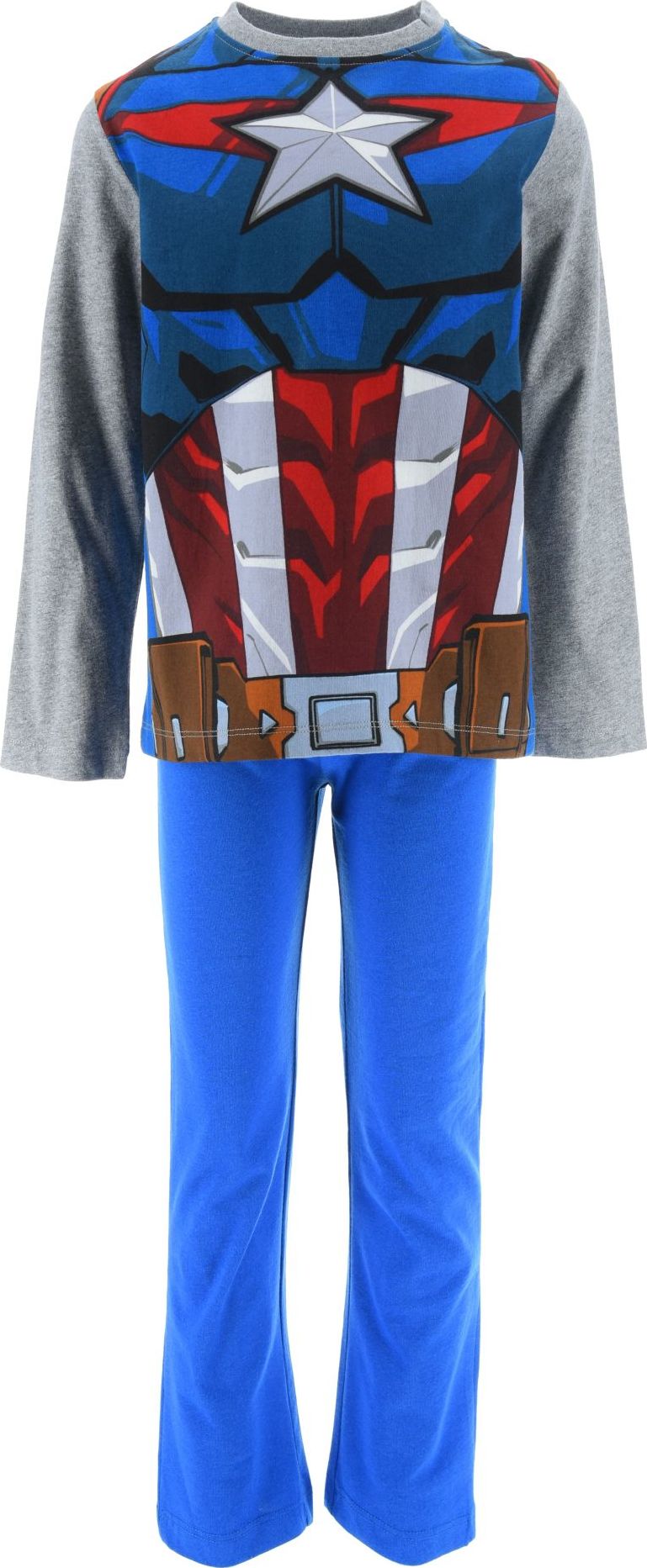 Modro-sivé teplé chlapčenské pyžamo Marvel - Avengers Veľkosť: 104