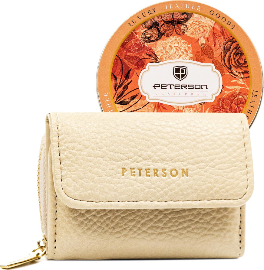 Peterson Béžová dámska peňaženka s RFID Y756 PTN 011-WEI-PUS Veľkosť: ONE SIZE