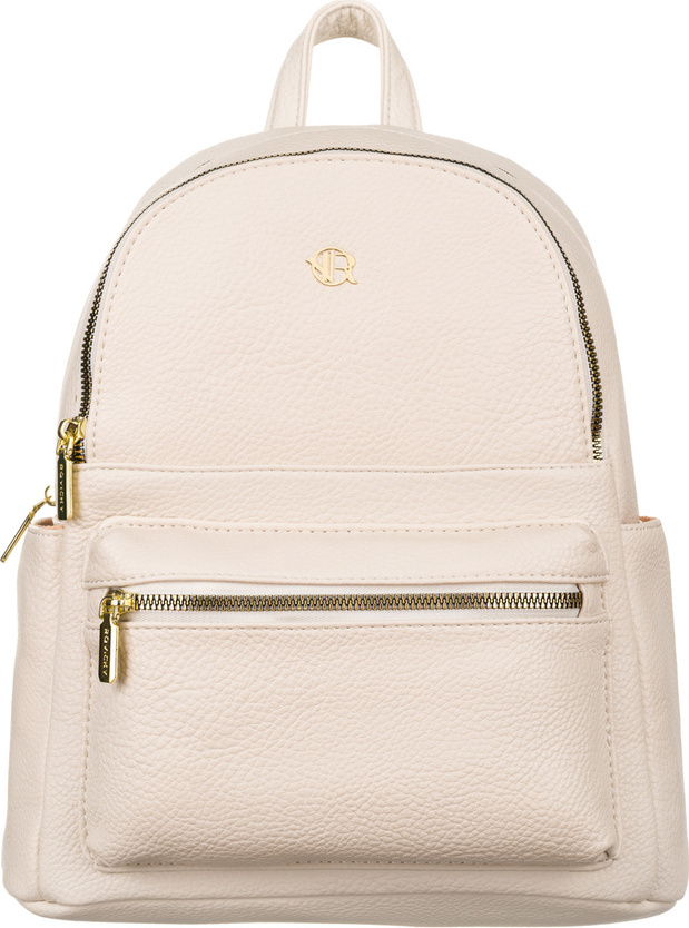 Rovicky Smotanový dámsky elegantný batoh s vreckami R-KP-21-A19 Veľkosť: ONE SIZE