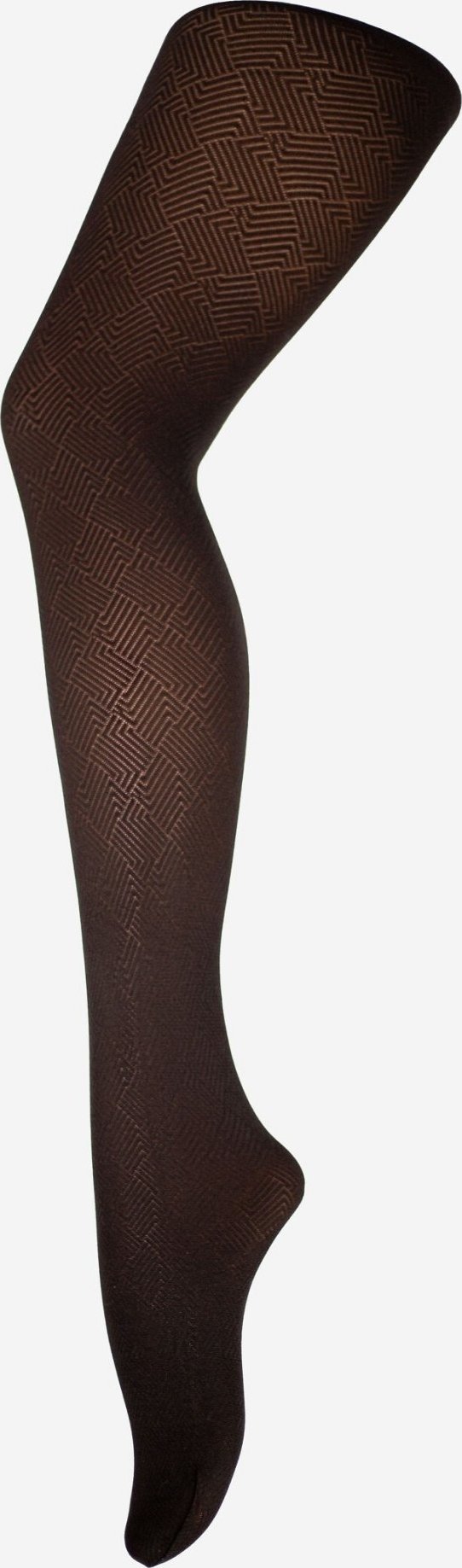 Vzorované dámske silonky Gatta Wedel 40 deň wz.02 5-XL Veľkosť: 5-XL, Barva: tmavohnedá