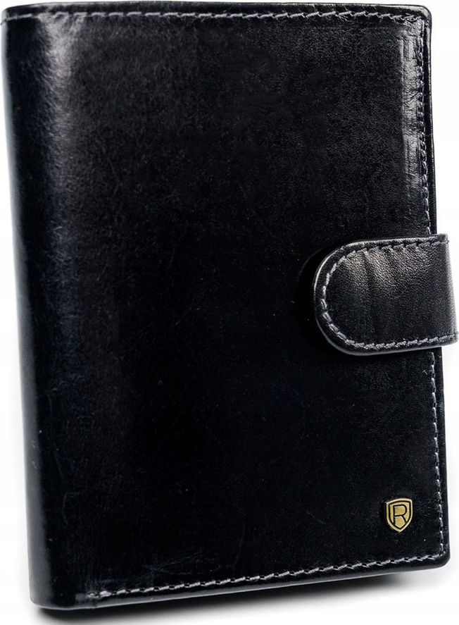 Rovicky Čierna pánska kožená peňaženka so zapínaním L245 N575L-RVT Veľkosť: ONE SIZE