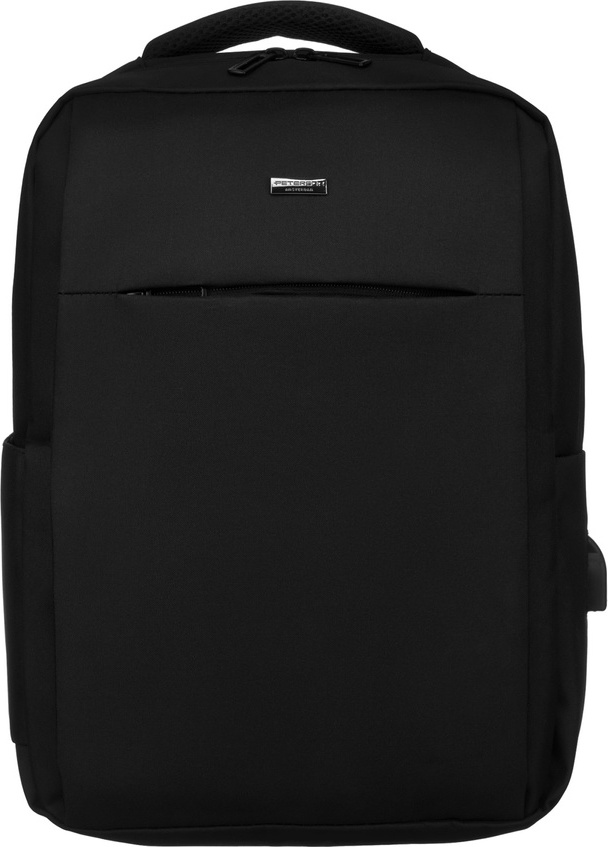 Peterson Multifunkčný čierny batoh s USB portom PTN-63104 Veľkosť: ONE SIZE