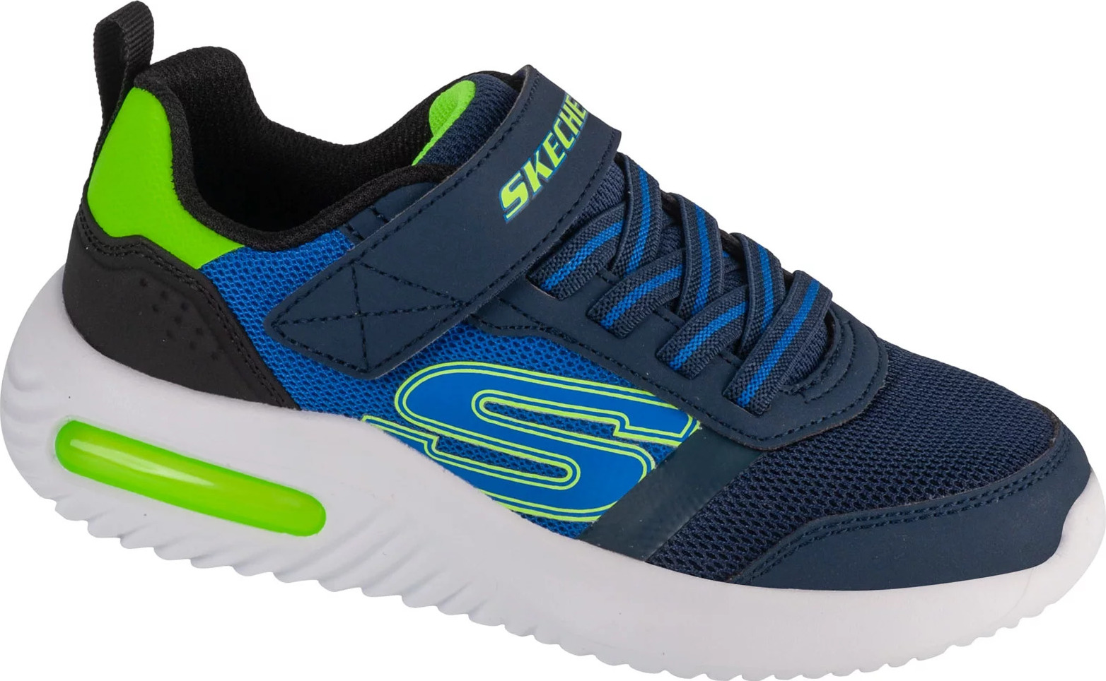 Tmavomodré detské tenisky Skechers Bounder-Tech - Ultravoid 403723L-NVLM Veľkosť: 31