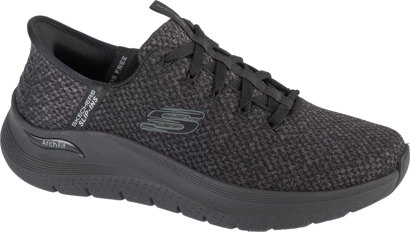 Čierne pánske tenisky Skechers Slip-ins: Arch Fit 2.0 - Look Ahead 232462-BBK Veľkosť: 41