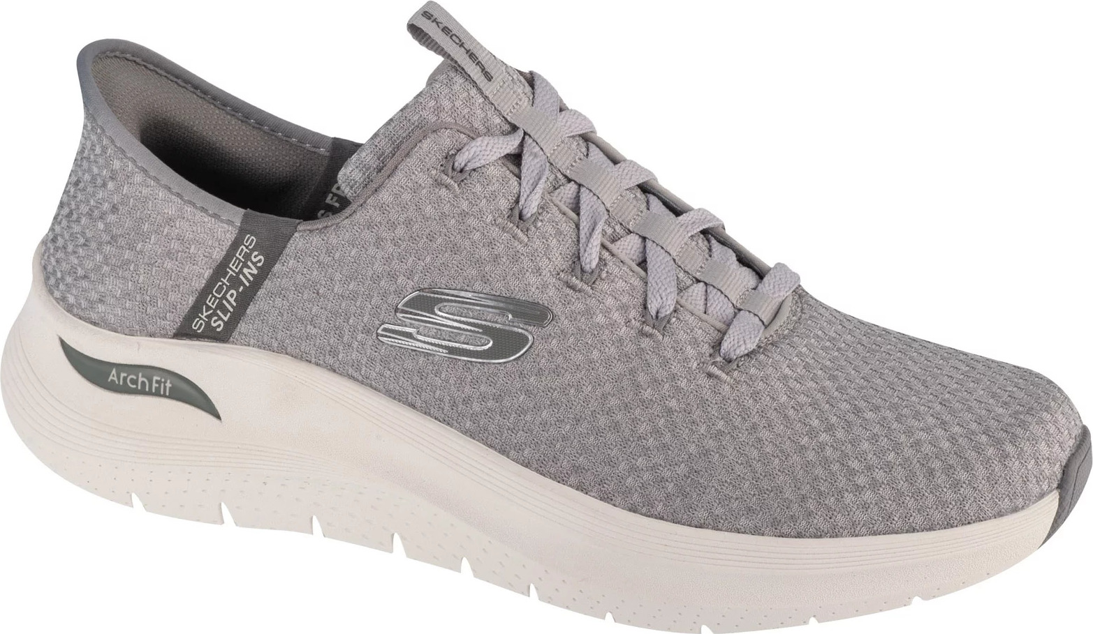 Sivé pánske tenisky Skechers Slip-ins: Arch Fit 2.0 - Look Ahead 232462-GRY Veľkosť: 42