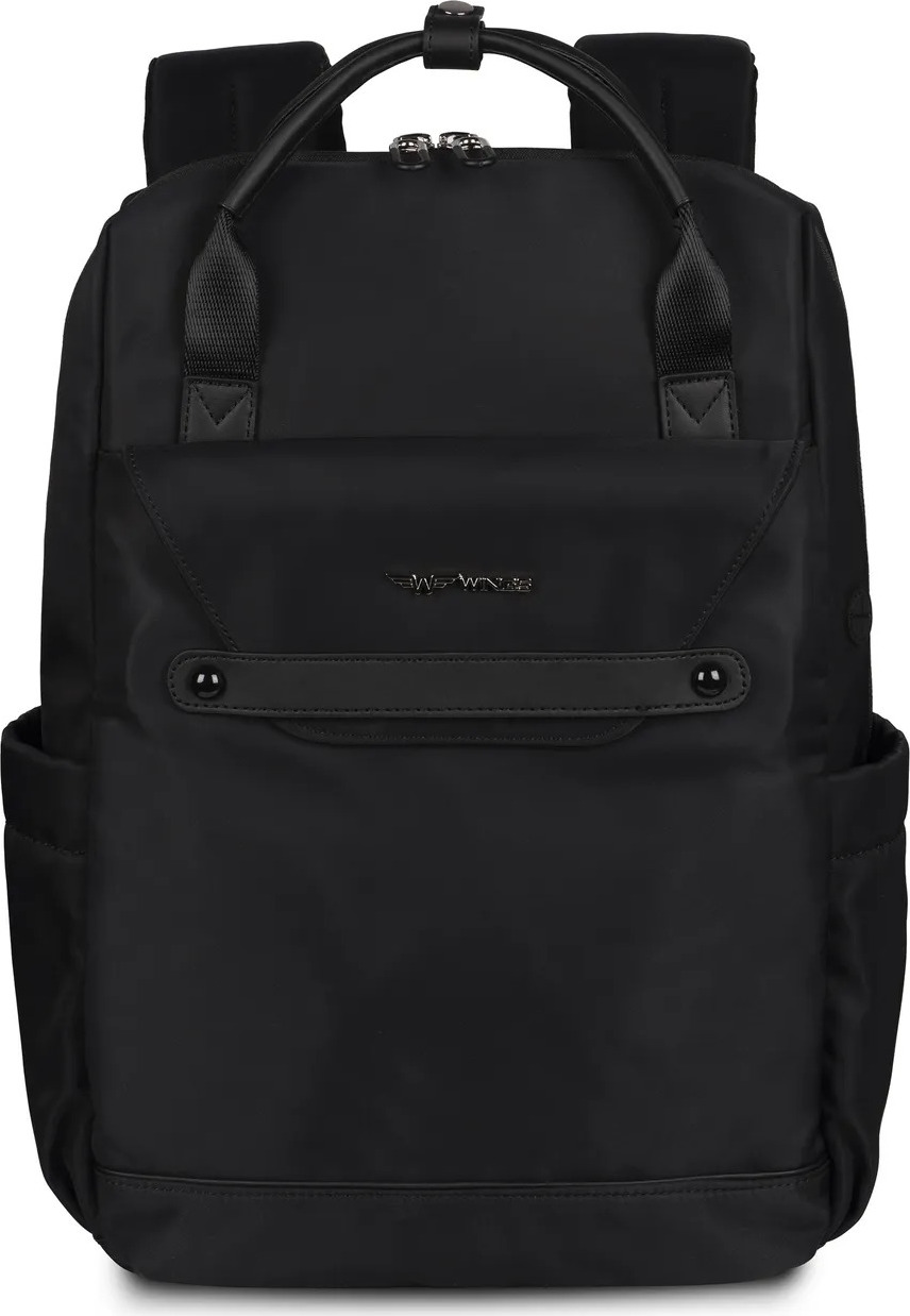 Čierny cestovný batoh Wings Skylark 3 SKY003, Wings women's backpack, BLACK Veľkosť: ONE SIZE