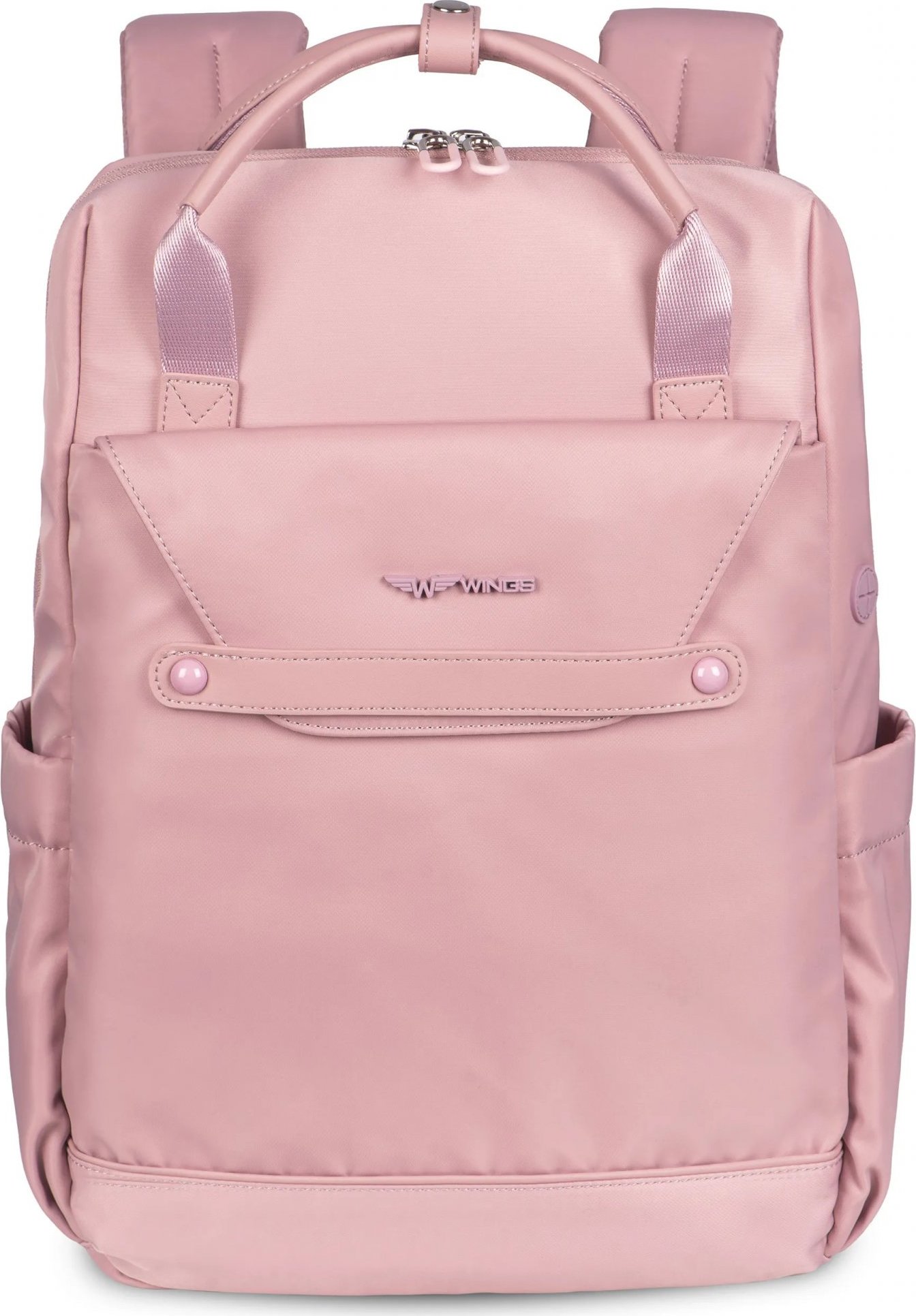 Ružový cestovný batoh Wings Skylark 3 SKY003, Wings women's backpack, PINK Veľkosť: ONE SIZE