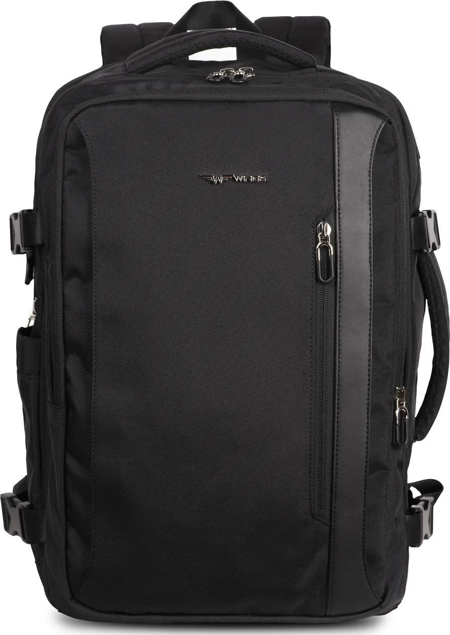 Čierny cestovný batoh Wings Skylark 1 SKY001, Wings multifunctional backpack, BLACK Veľkosť: ONE SIZE