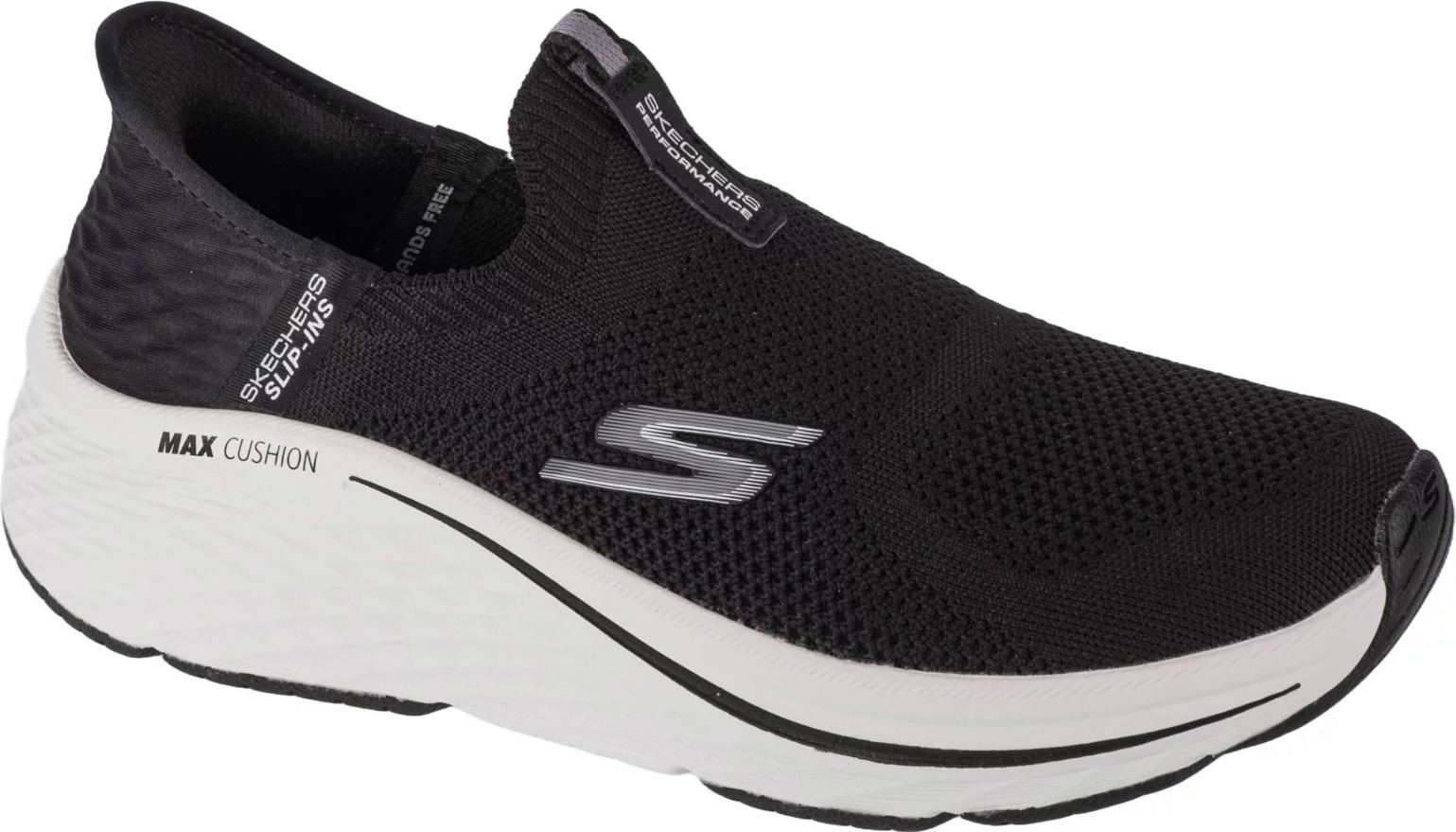 Čierne slip-on tenisky Skechers Slip-Ins Max Cushioning Elite 2.0 - Eternal 129611-BKW Veľkosť: 37