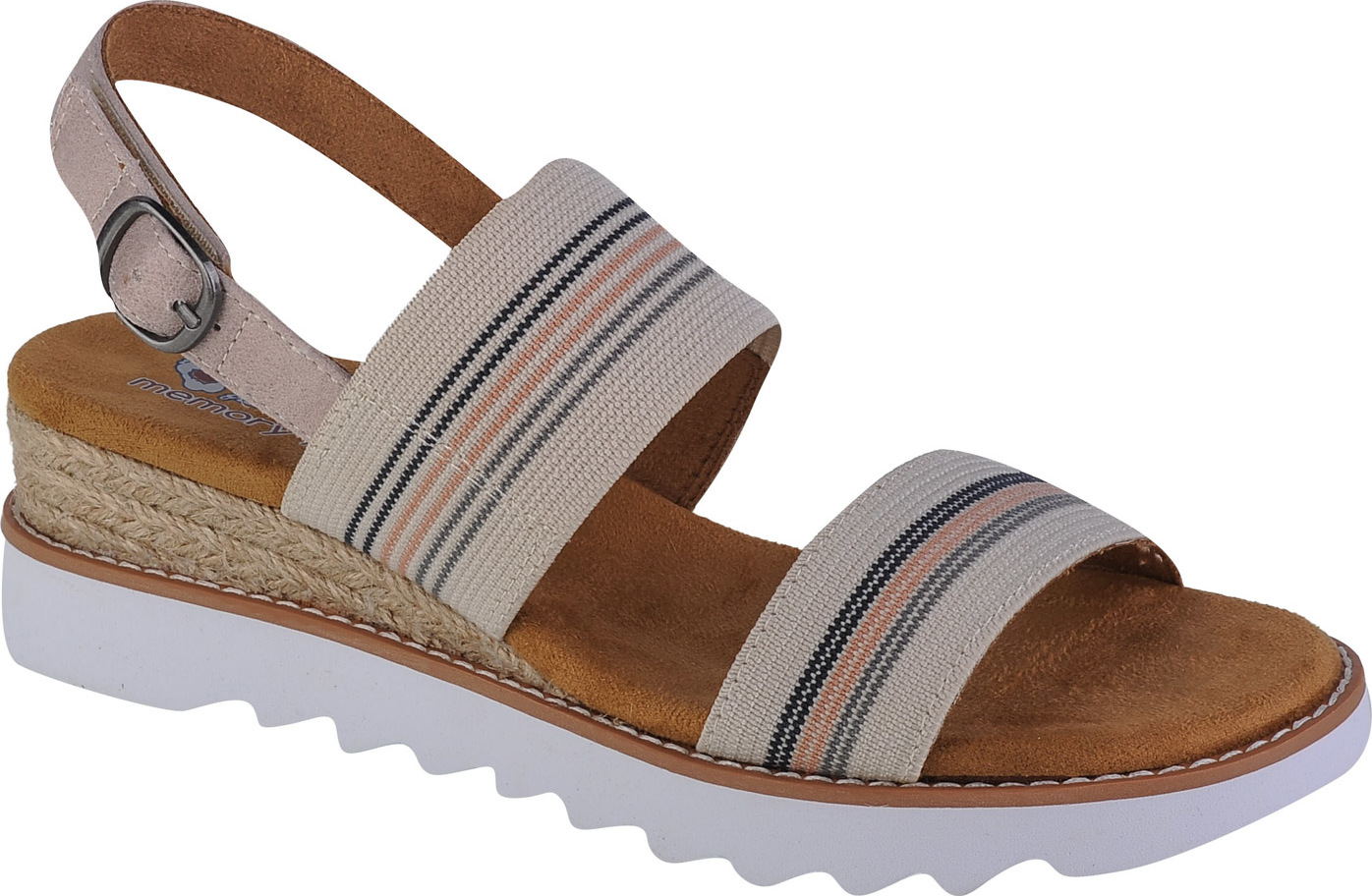 Béžové dámske sandále Skechers Desert Kiss Hi - Tea Time 113863-NTMT Veľkosť: 39