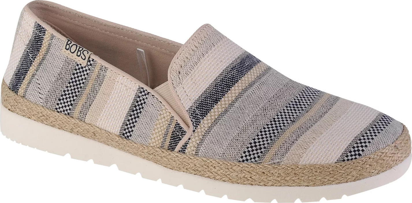 Vzorované dámske espadrilky Skechers Flexpadrille 3.0 - Serene Lines 113975-BLMT Veľkosť: 36