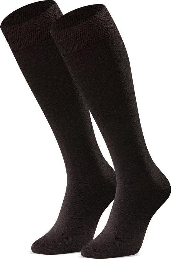 Hnedé melanž pánske podkolienky Art. 027 AK008, BROWN MELANGE Veľkosť: 44/46