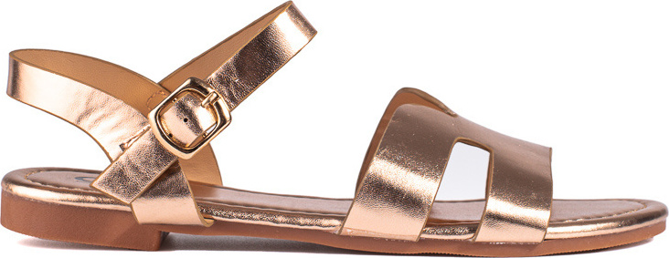 Zlaté ploché sandále Shelovet 5114CHA Veľkosť: 37